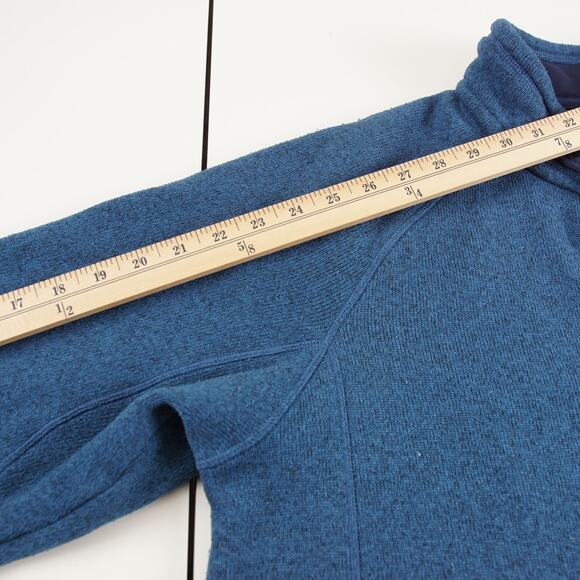 Patagonia Better Sweater 1/4 Zip Fleece Blue Pullove Mens Sz M - Picture 7 of 12
